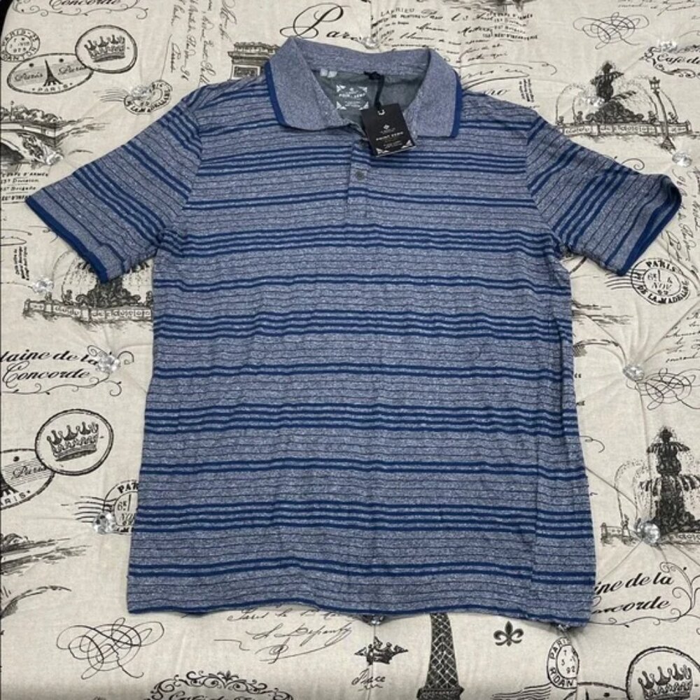 Point Zero  Striped Polo Shirt